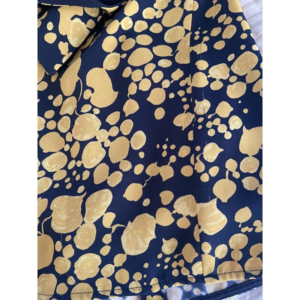 Victoria Beckham Crepe Faux Wrap Mini Dress sz 6 Retail $1200 Party Bow Luxury - Picture 7 of 11
